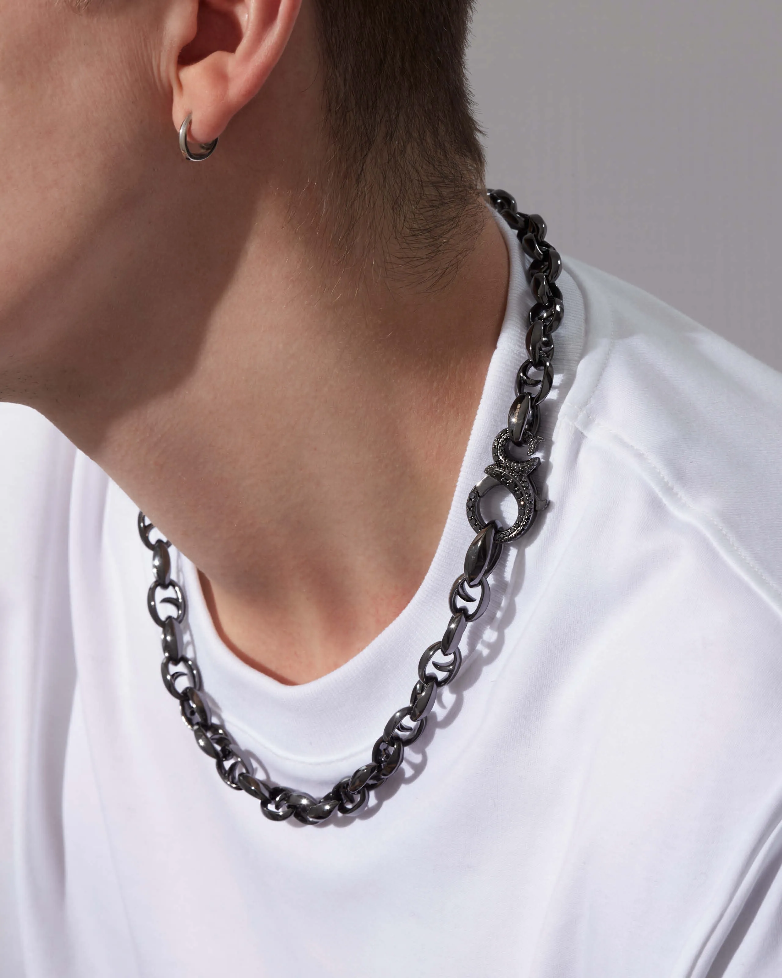 22" Classic Large Link Silver Chain