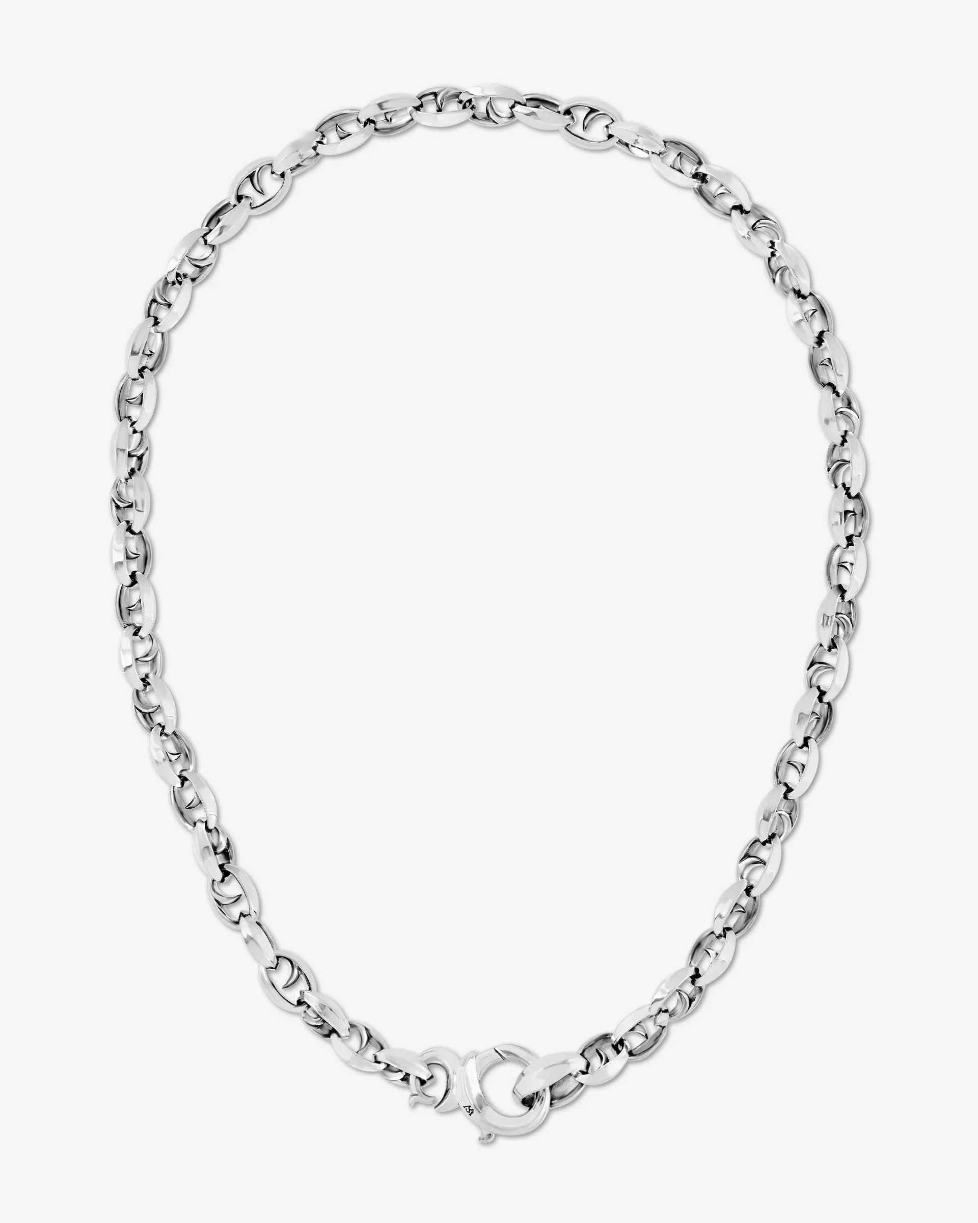 24" Classic Large Link Silver Chain