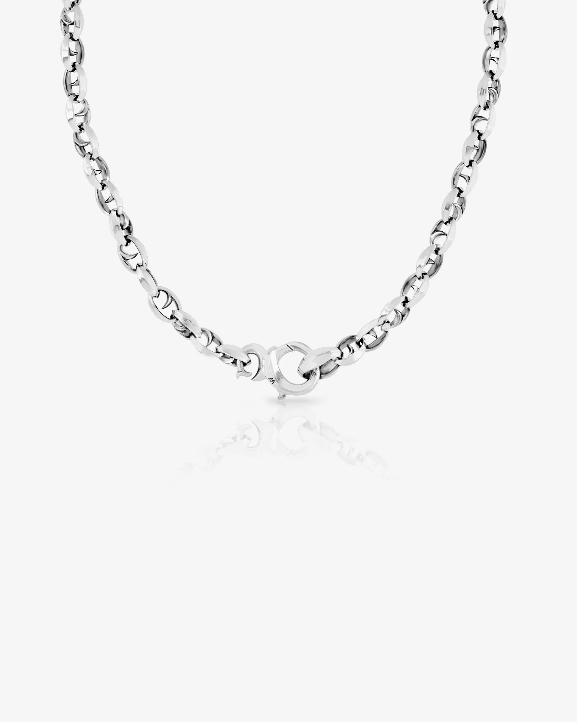 24" Classic Large Link Silver Chain
