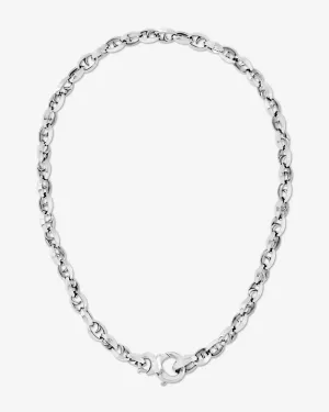 24" Classic Large Link Silver Chain