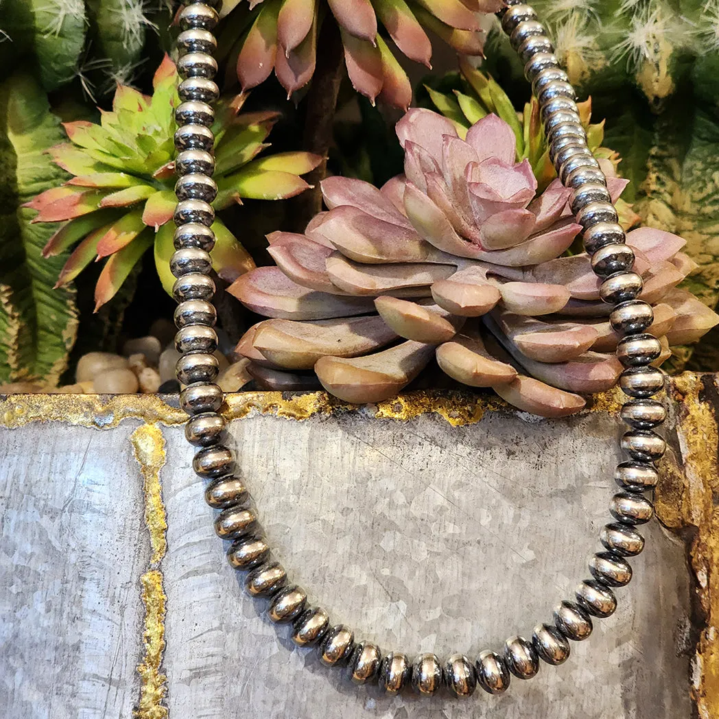 8MM Rondelle Navajo Pearls