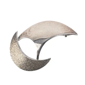 AARIKKA Sterling Modernist Brooch