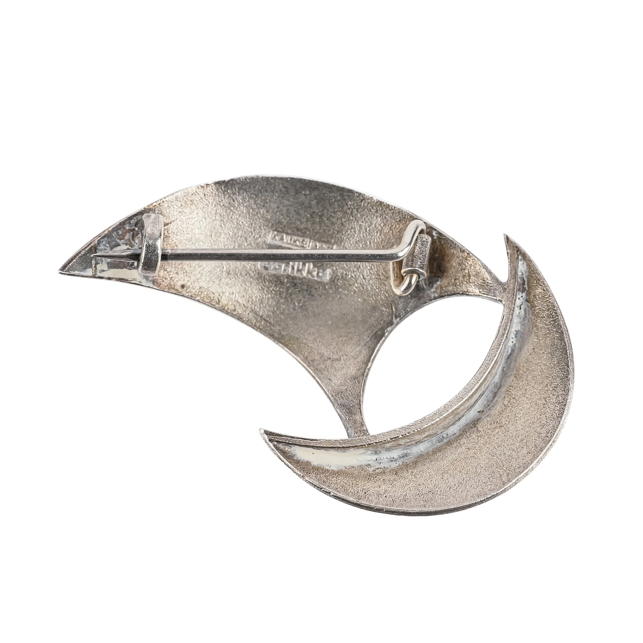 AARIKKA Sterling Modernist Brooch