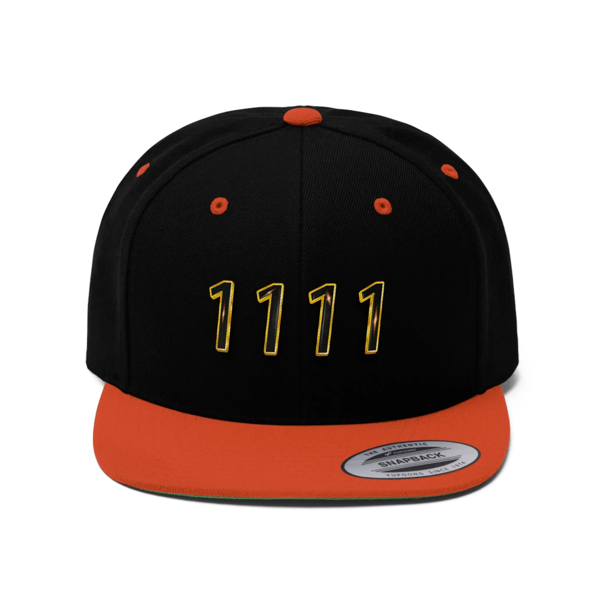 Angel Number 1111 Unisex Flat Bill Hat