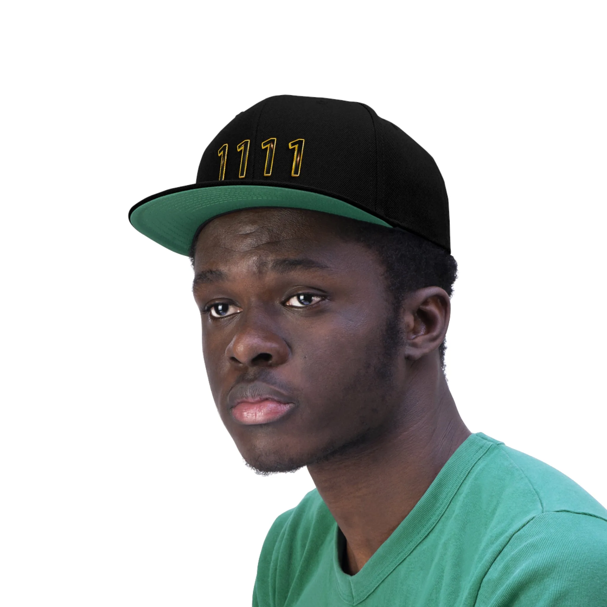 Angel Number 1111 Unisex Flat Bill Hat