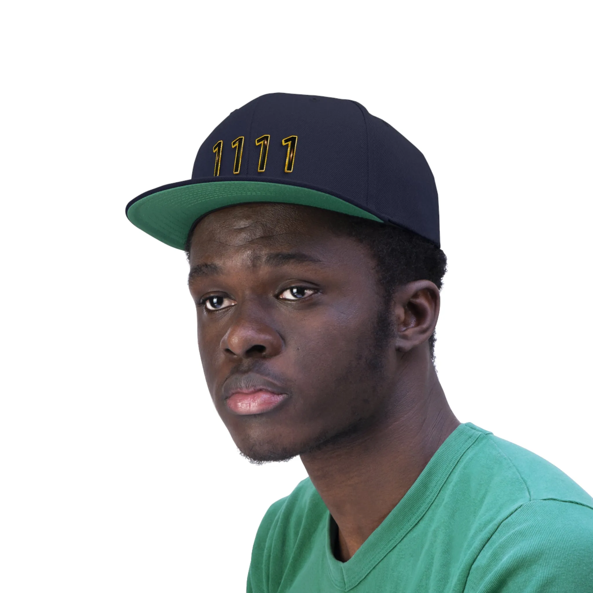 Angel Number 1111 Unisex Flat Bill Hat