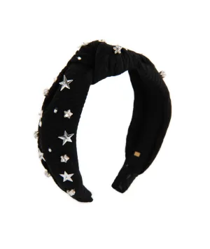 Bari Lynn Knot Headband Crystallized Star Jewel
