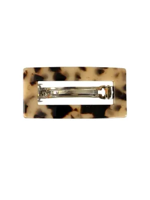 Black Colour Valentina Hair Clip Rectangular 5651