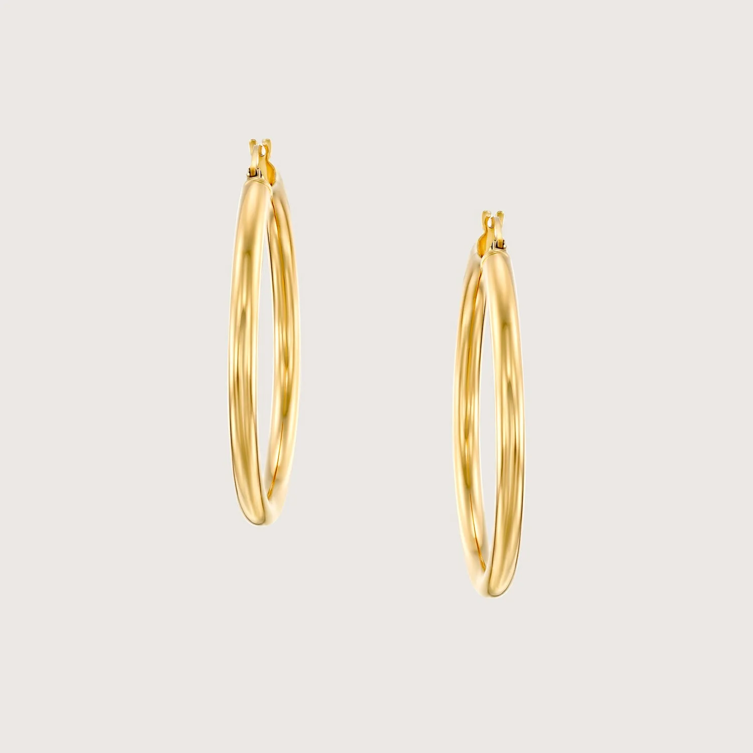 Brandy Gold Hoop Earring 26 mm