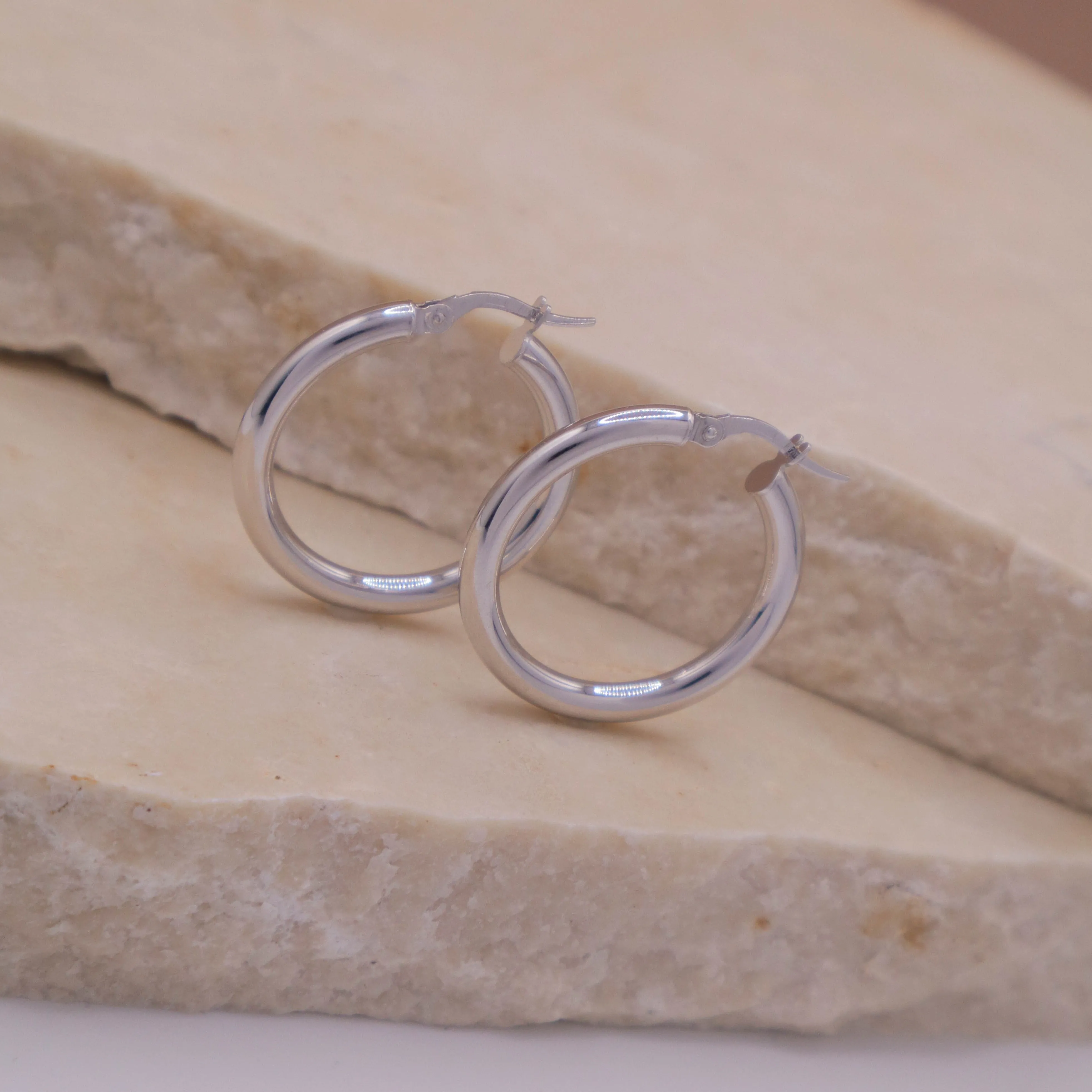 Brandy Gold Hoop Earring 26 mm