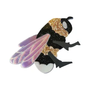 Bumblebee Pin Brooch by Cherryloco