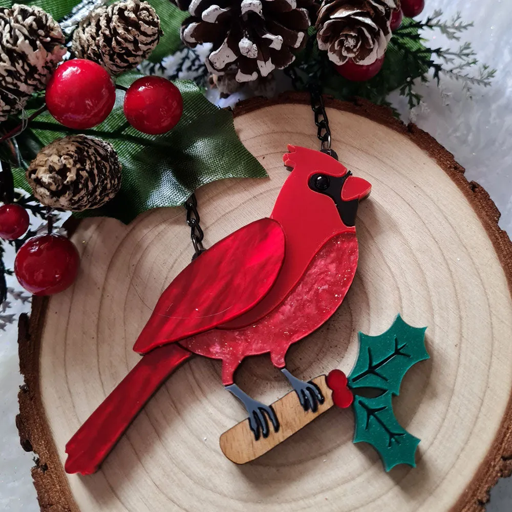Cardinal Necklace by Cherryloco Jewellery