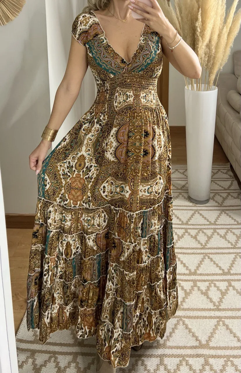 Celestial Silk Dress