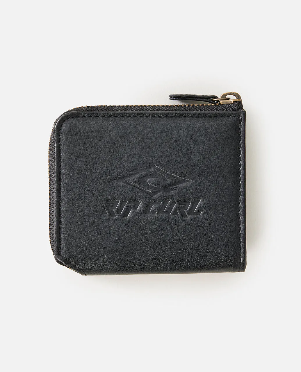 Classic Surf PU Zip Around Wallet - Black