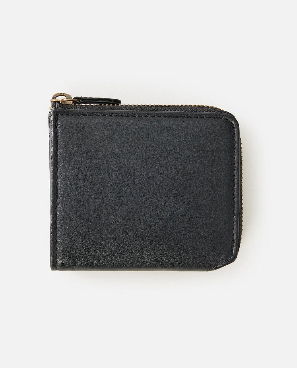 Classic Surf PU Zip Around Wallet - Black
