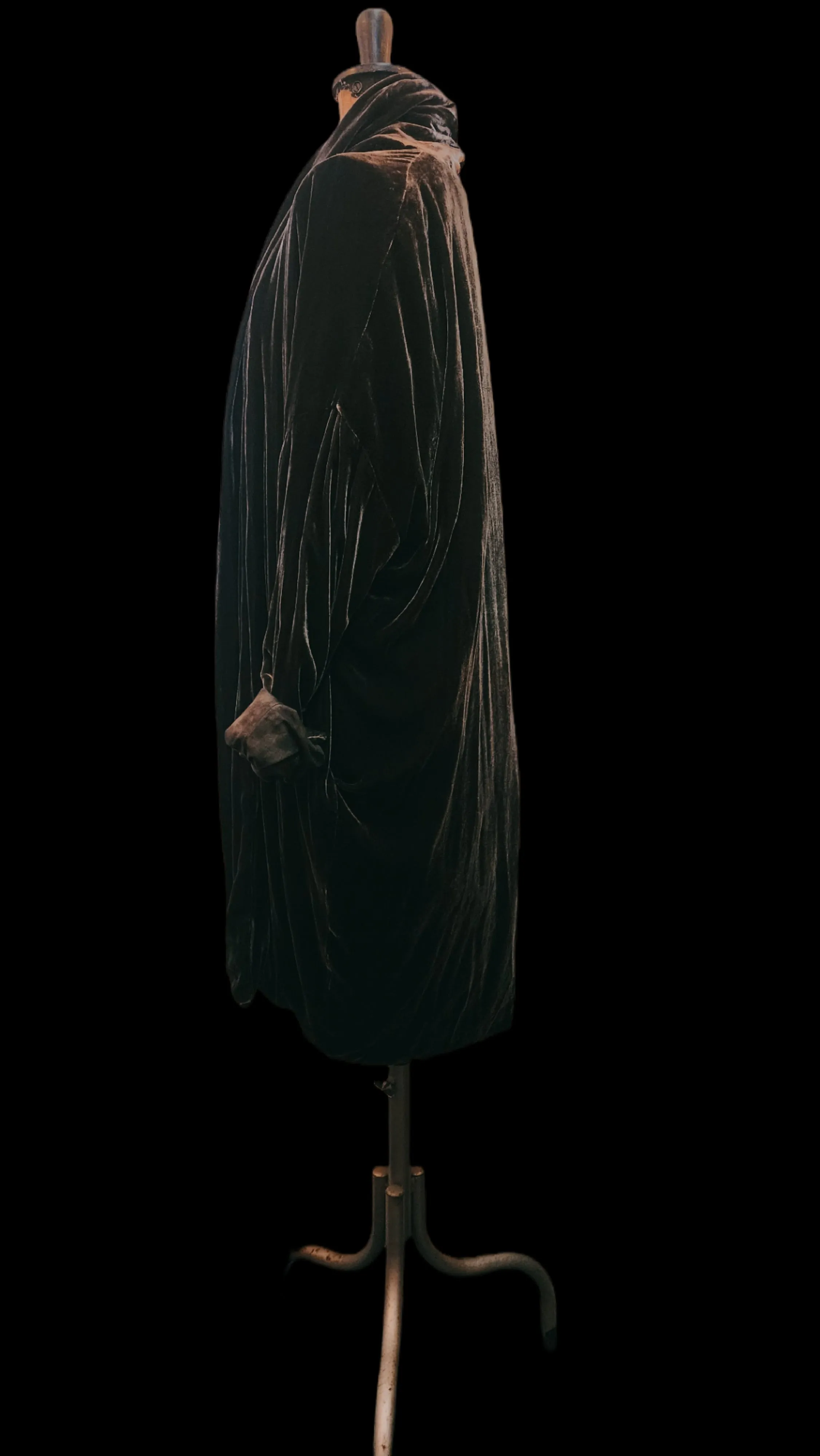 Cocoon coat (Silk velvet ) - Gold