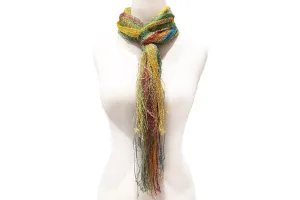 Colorful Spring Sequin Fringed Scarf