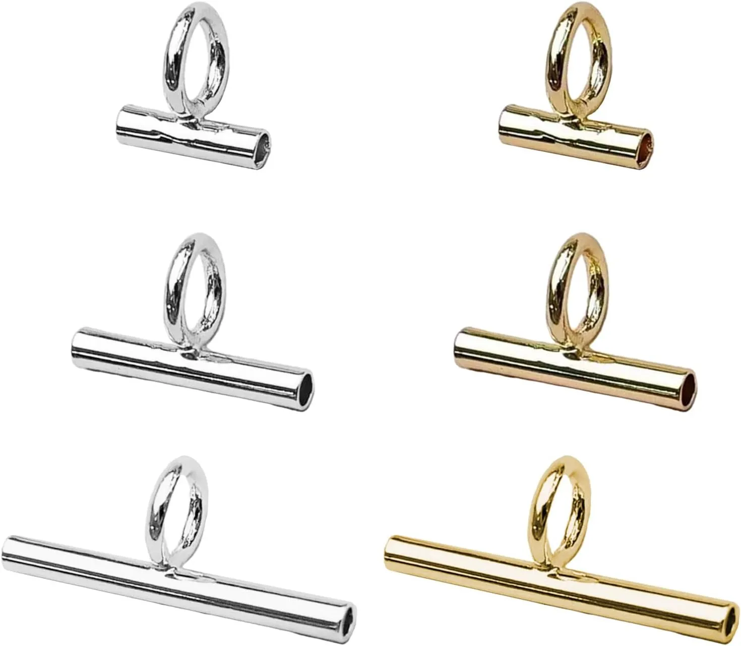Convertible Necklace and Brooch Adapter Pin to Pendant Converters Jewelry Accessories Alloy for Brooch Necklace, 13MM, Silver