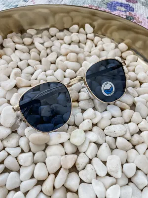 Cooper Sunglasses - Gold/Navy