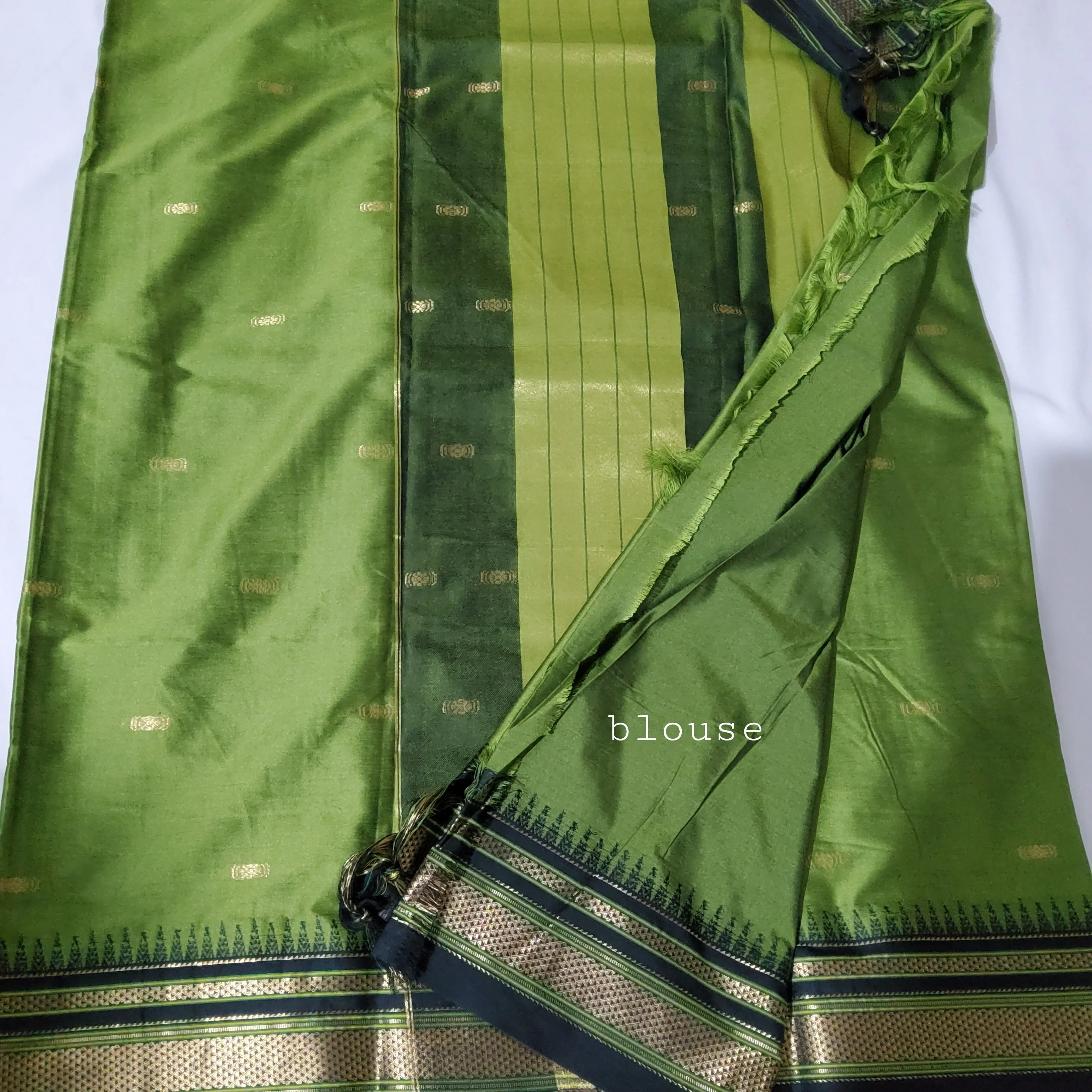 Cotton Silk Paithani Saree with ilkal Border