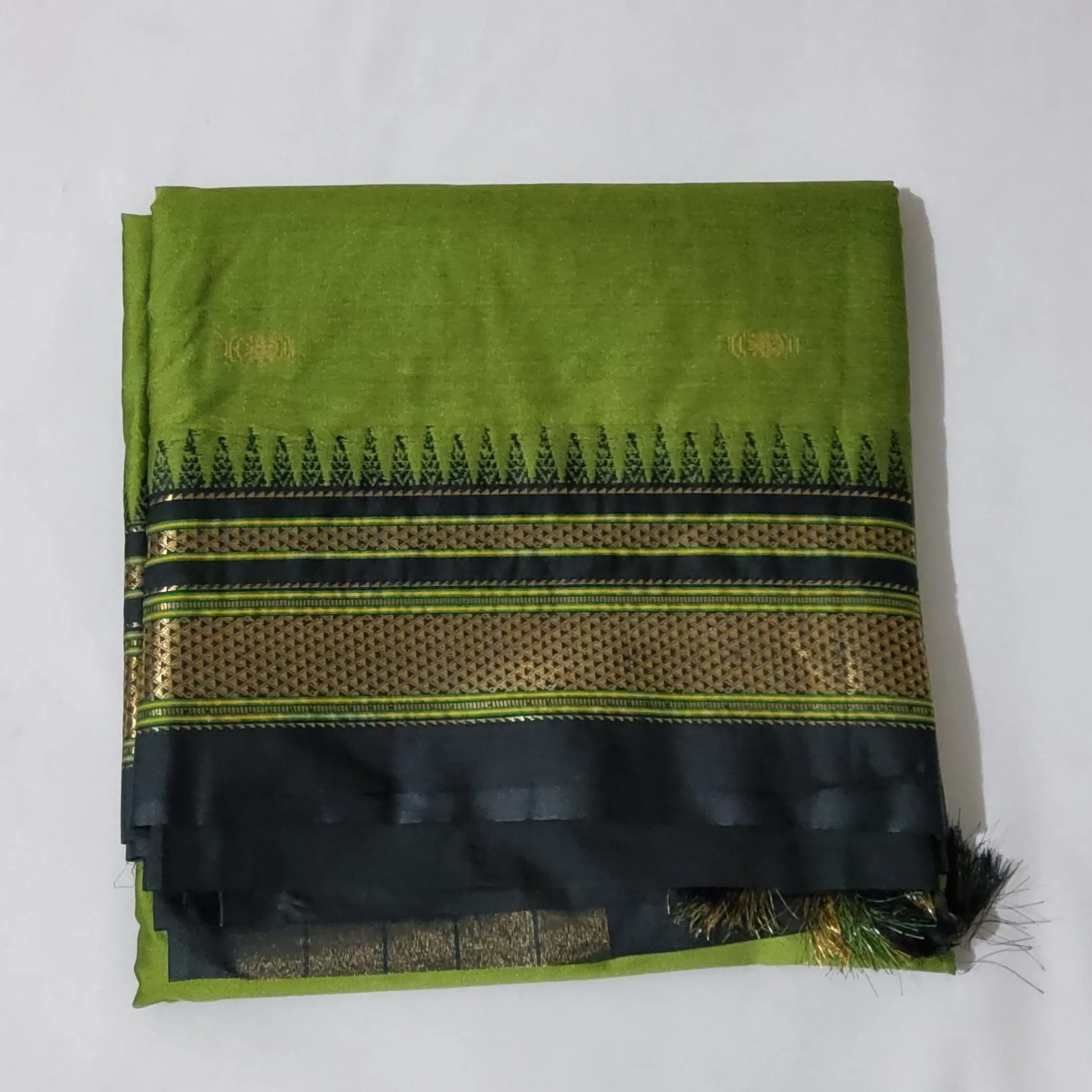 Cotton Silk Paithani Saree with ilkal Border