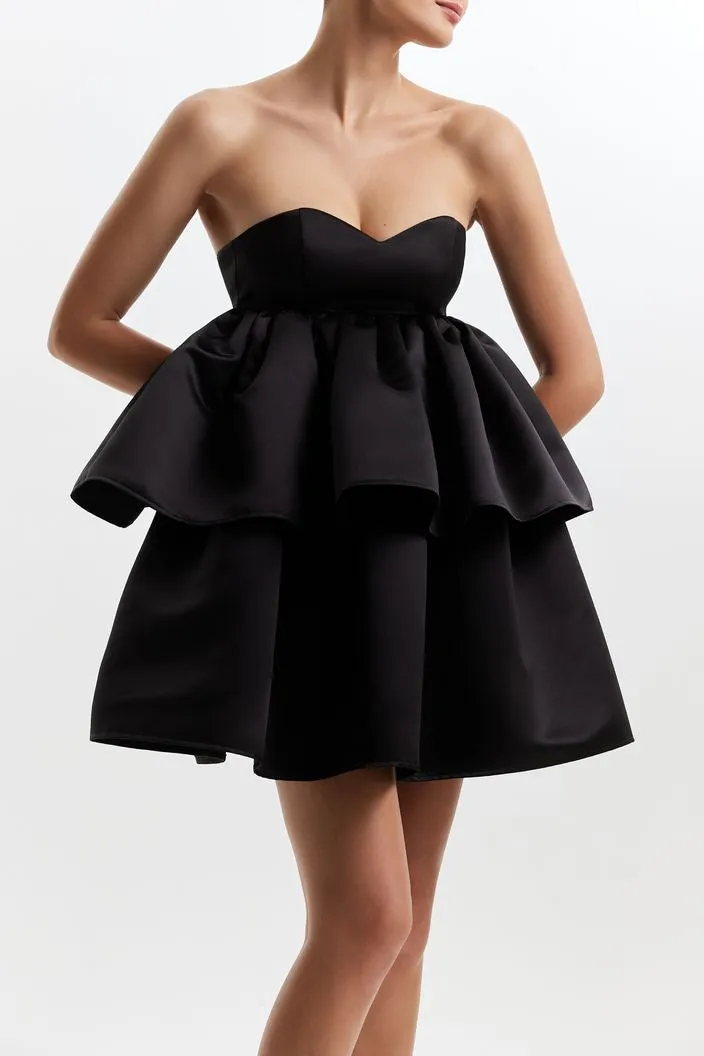 Divine Black Evening Dress