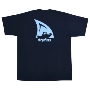 DryFins Boat Navy Tee
