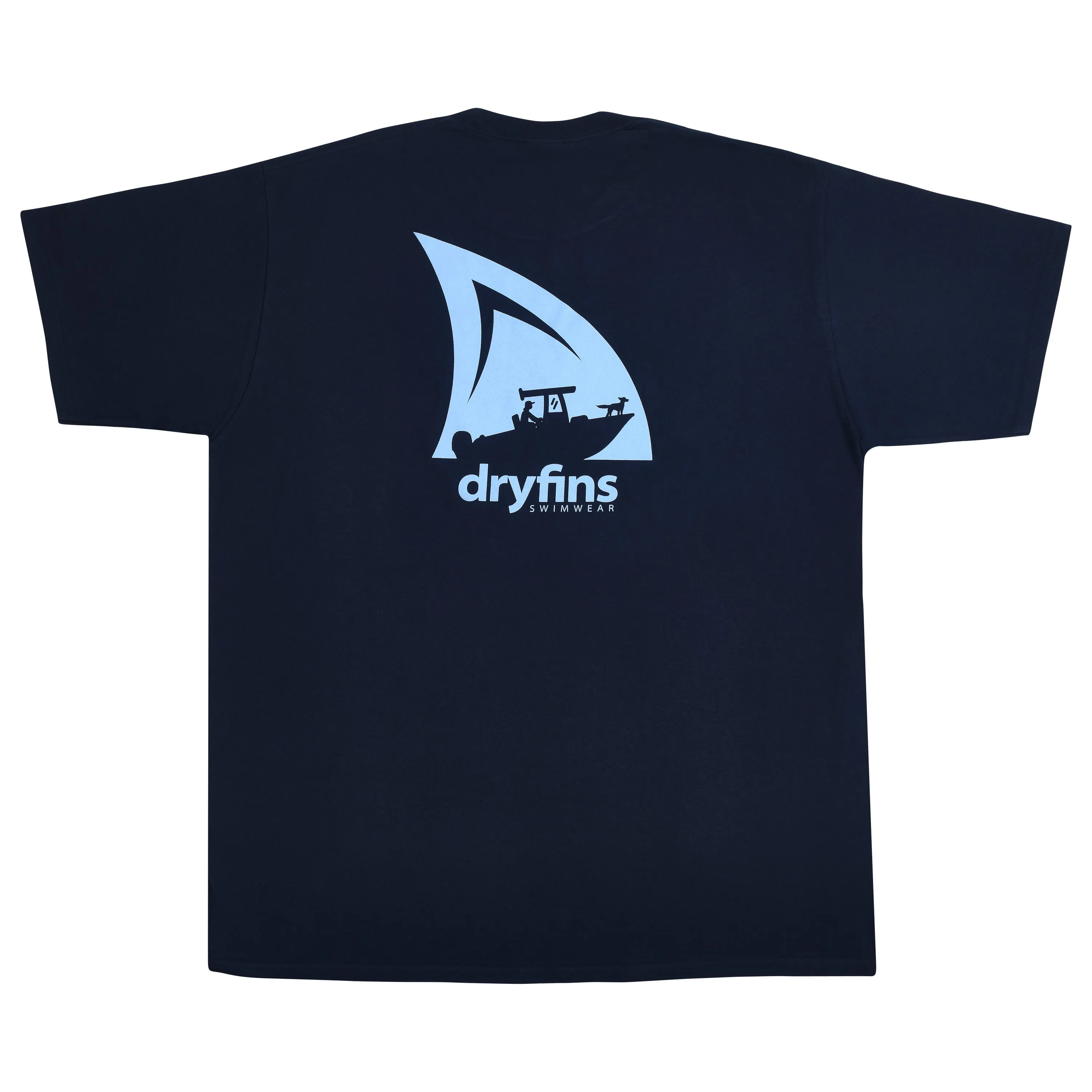 DryFins Boat Navy Tee