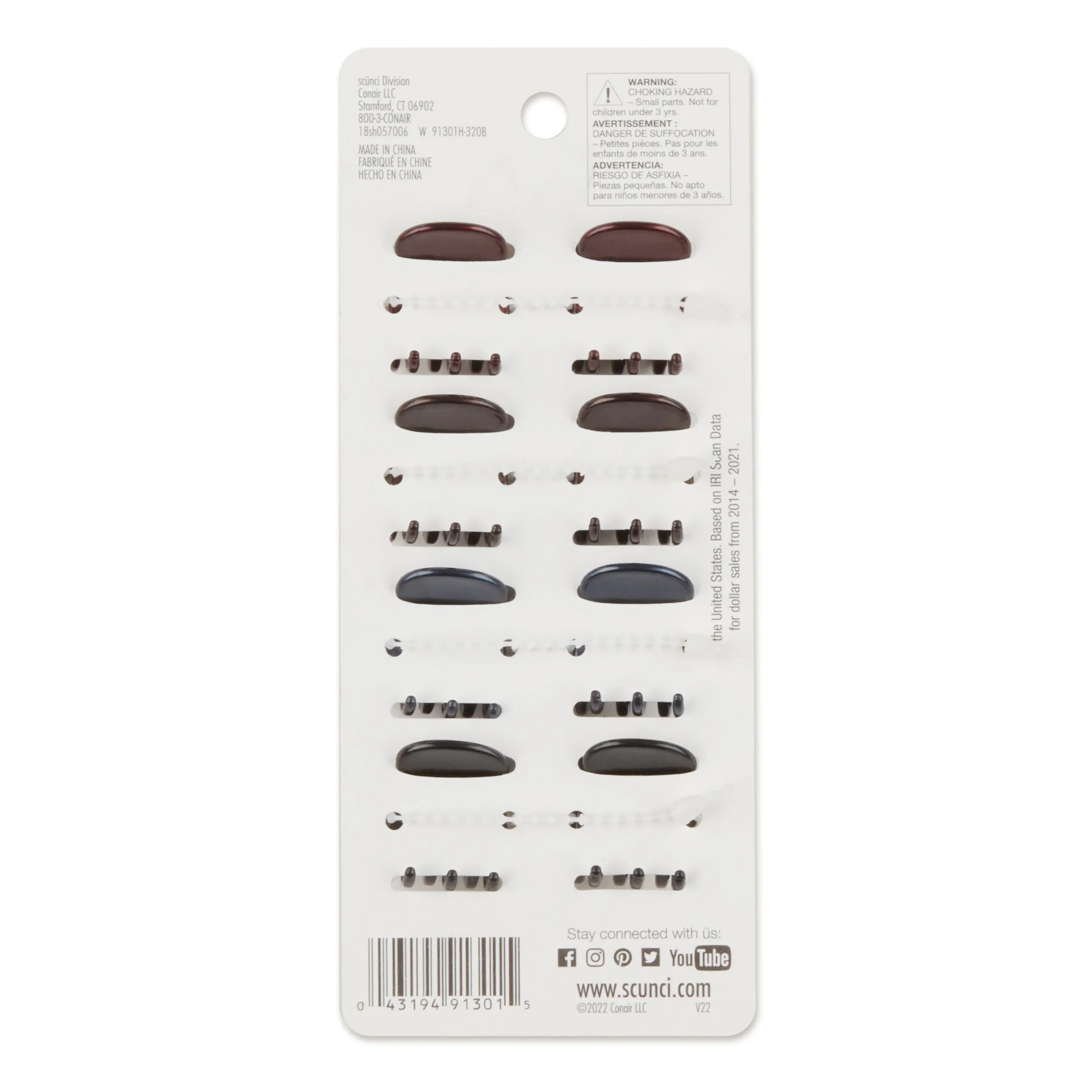 Effortless Beauty 3 Prong Jaw Clips