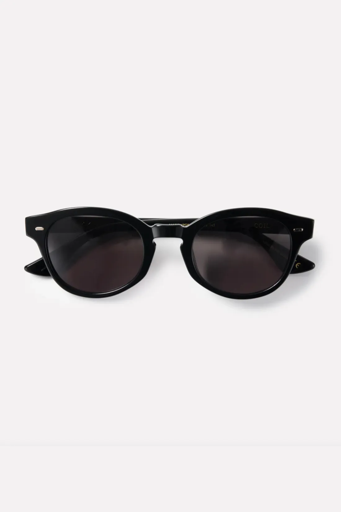 EPOKHE COIL SUNGLASSES - BLACK POLISHED/BLACK