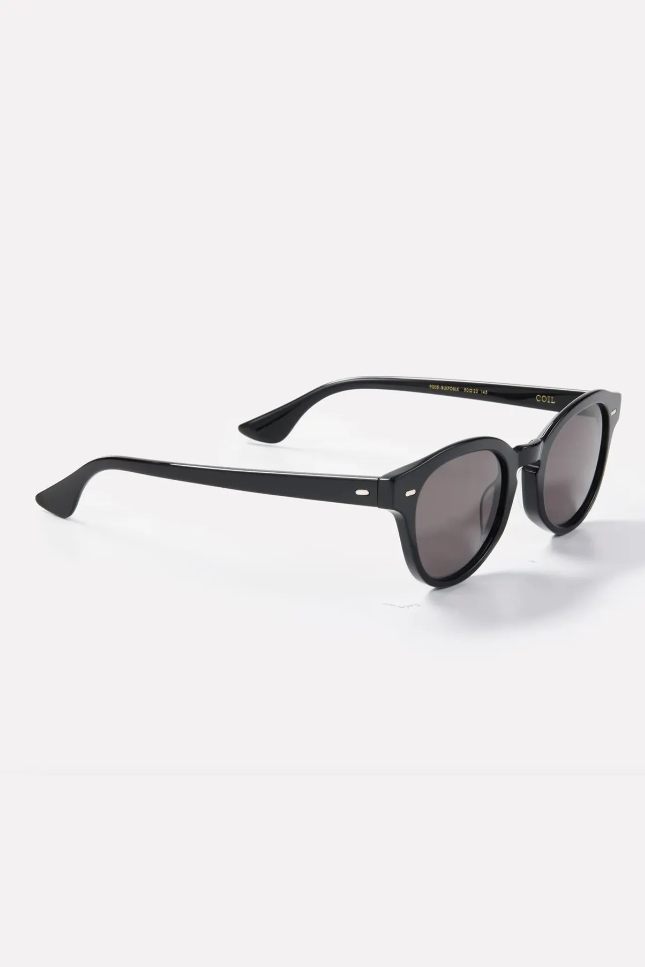 EPOKHE COIL SUNGLASSES - BLACK POLISHED/BLACK