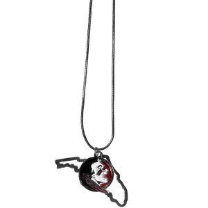 Florida St. Seminoles State Charm Necklace