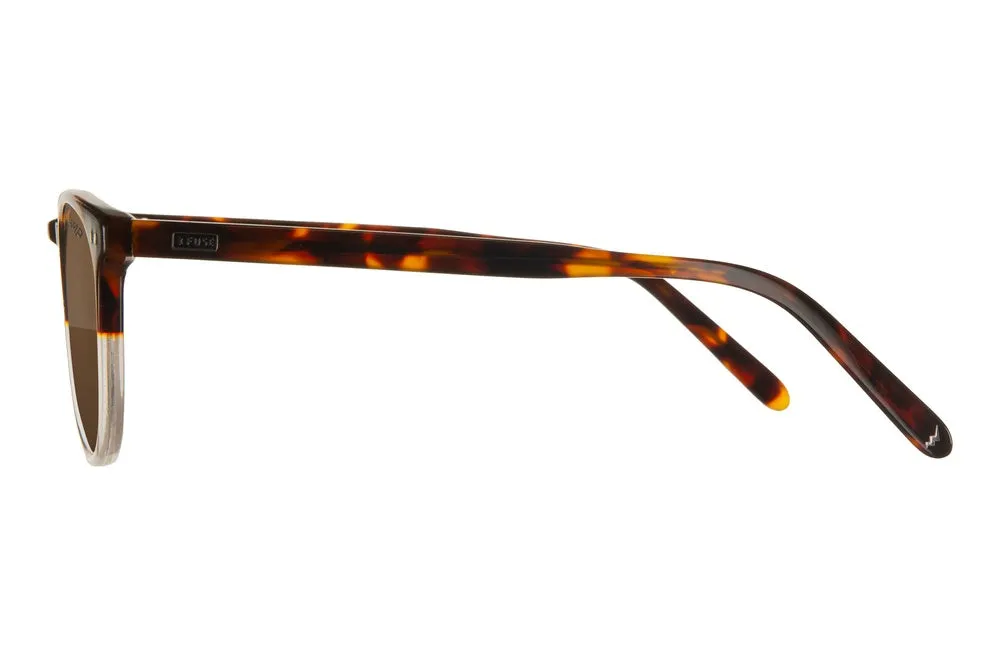 Fuse Prescription Jupiter Sunglasses | Tortoise Clear Fade