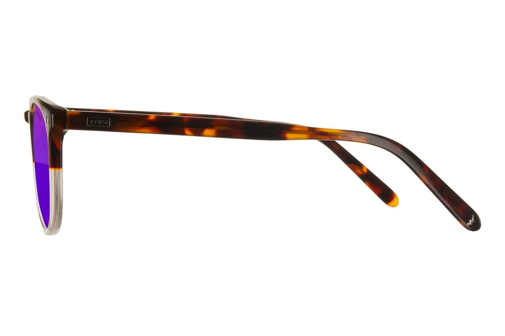 Fuse Prescription Jupiter Sunglasses | Tortoise Clear Fade