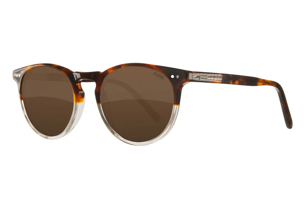 Fuse Prescription Jupiter Sunglasses | Tortoise Clear Fade