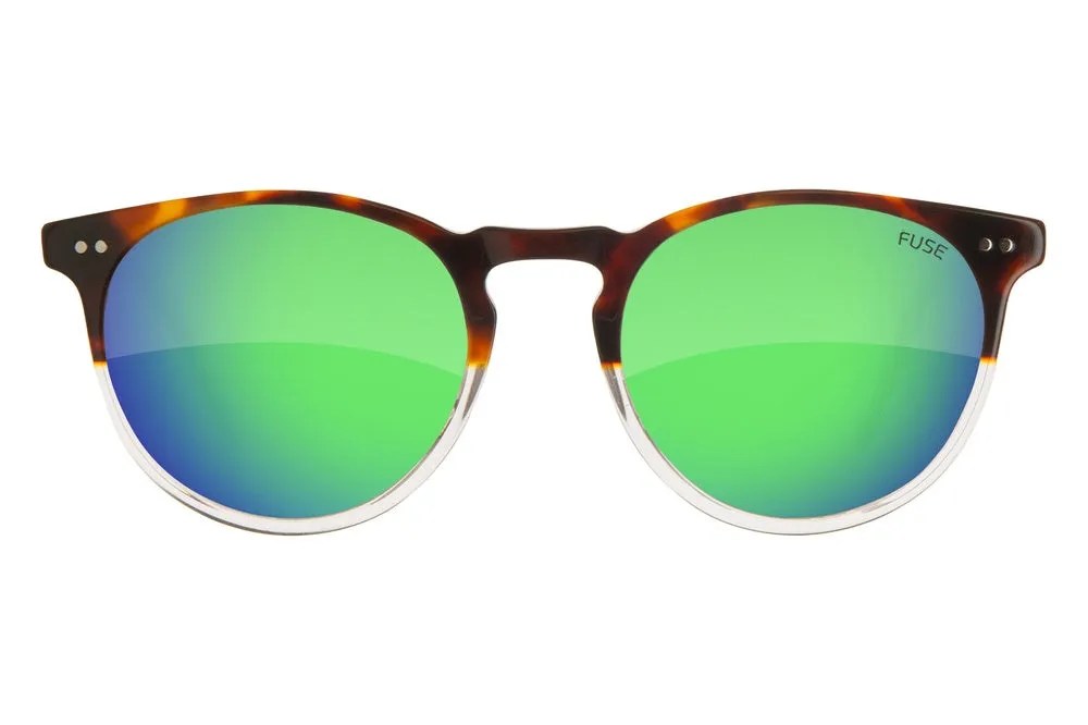 Fuse Prescription Jupiter Sunglasses | Tortoise Clear Fade
