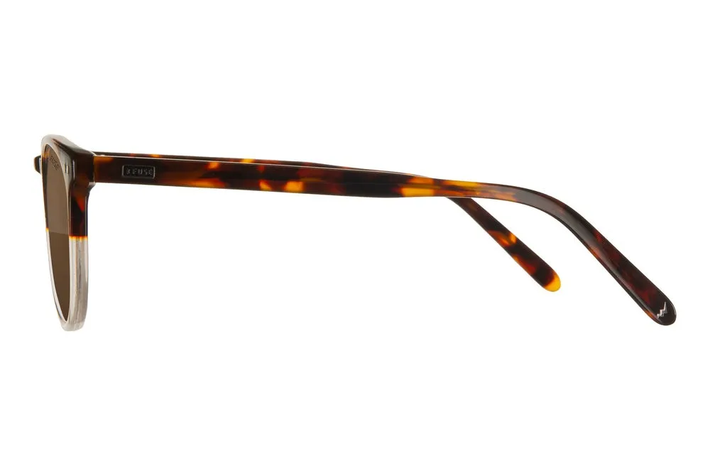 Fuse Prescription Jupiter Sunglasses | Tortoise Clear Fade