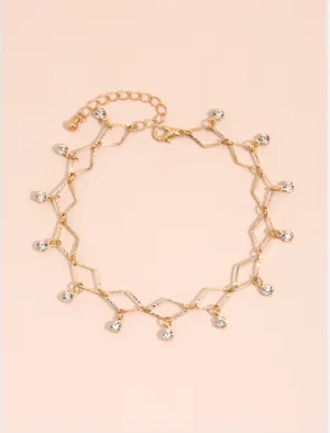 Geometric Trend Retro Anklet Creative Retro Beach Chain Female