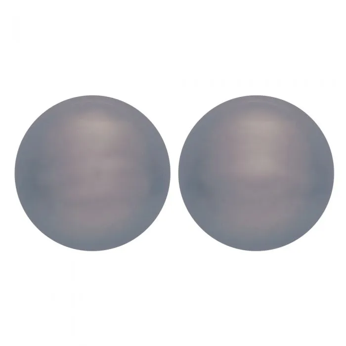 Grey Freshwater Pearl Stud Earrings