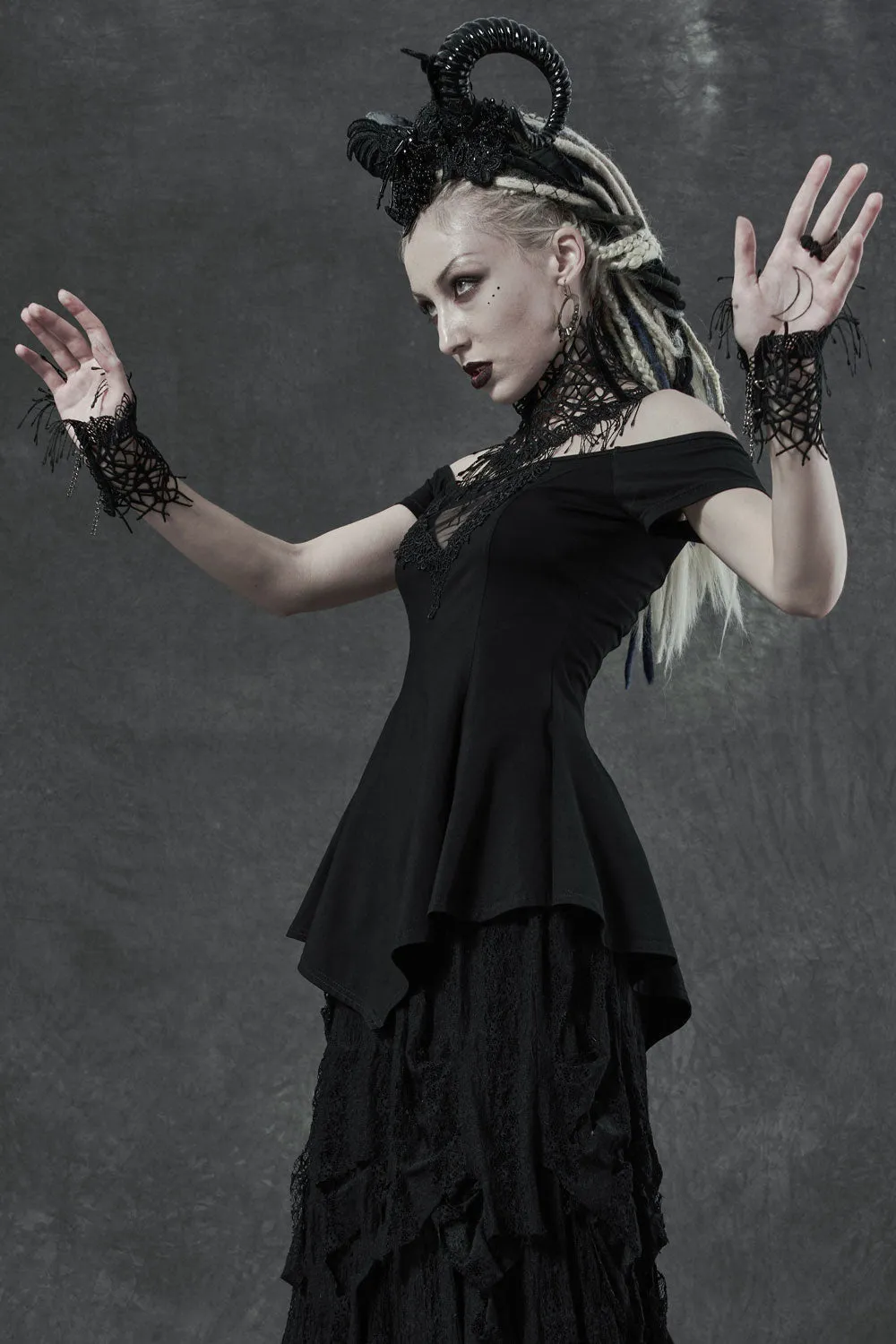 Hallowed Witch Collar & Glove Set
