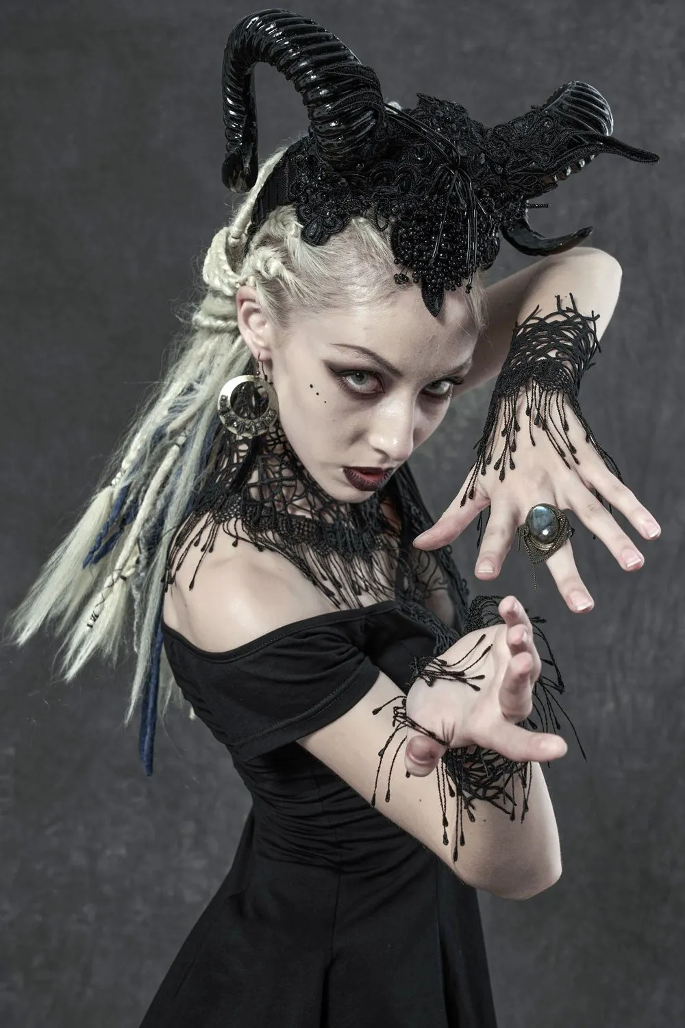 Hallowed Witch Collar & Glove Set
