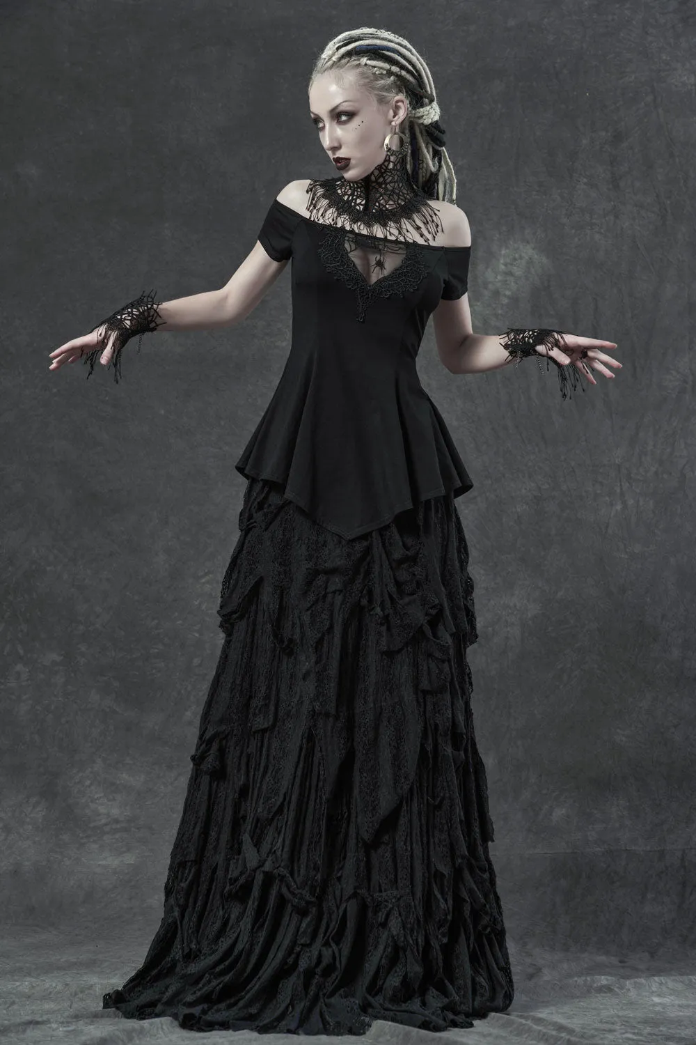 Hallowed Witch Collar & Glove Set