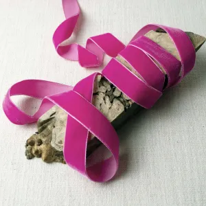 Happy Pink Velvet Ribbon