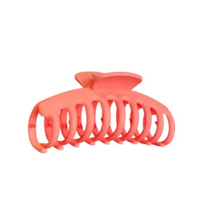 HCO-13S Oval Hair Clip-Coral