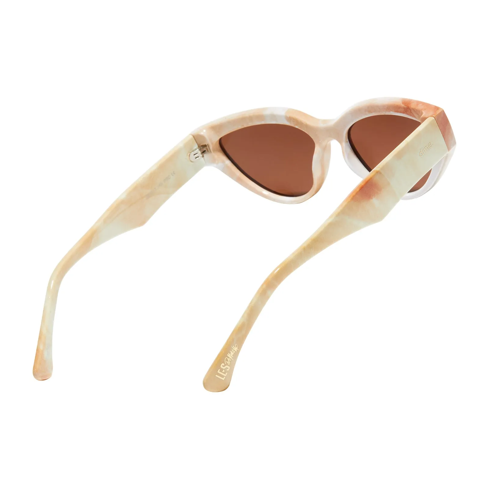 last call - milk n honey   solid brown polarized sunglasses