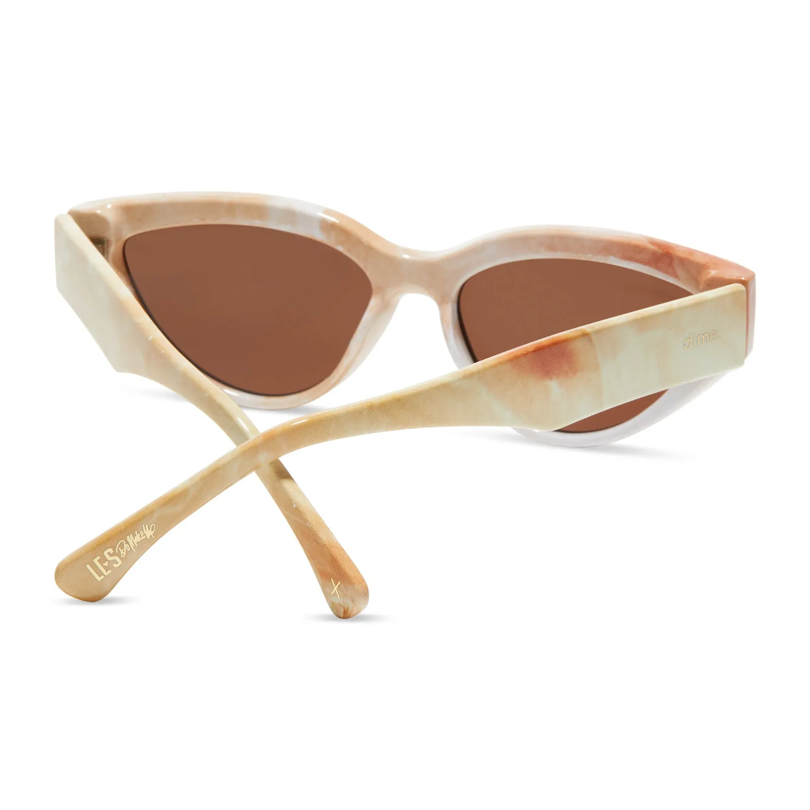 last call - milk n honey   solid brown polarized sunglasses