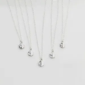 Mini Howlite Hex Necklace