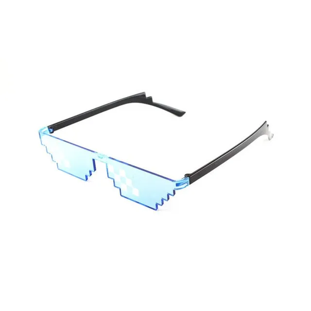 MuseLife 2019 Glasses 8 Bit Pixelated Sunglasses