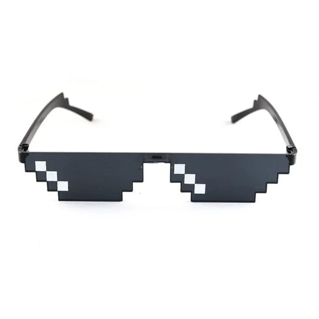 MuseLife 2019 Glasses 8 Bit Pixelated Sunglasses