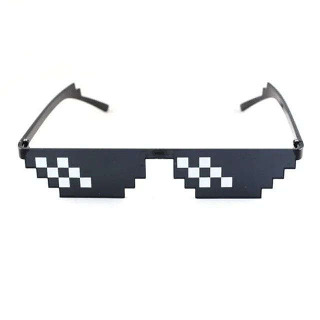 MuseLife 2019 Glasses 8 Bit Pixelated Sunglasses